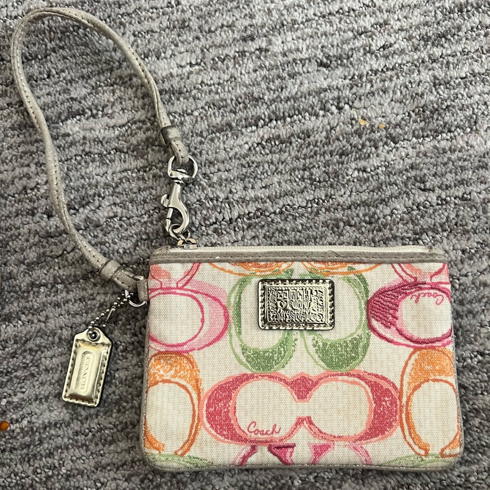 Coach wrist wallet